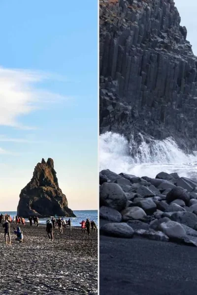 What happened to Iceland black sand beach?