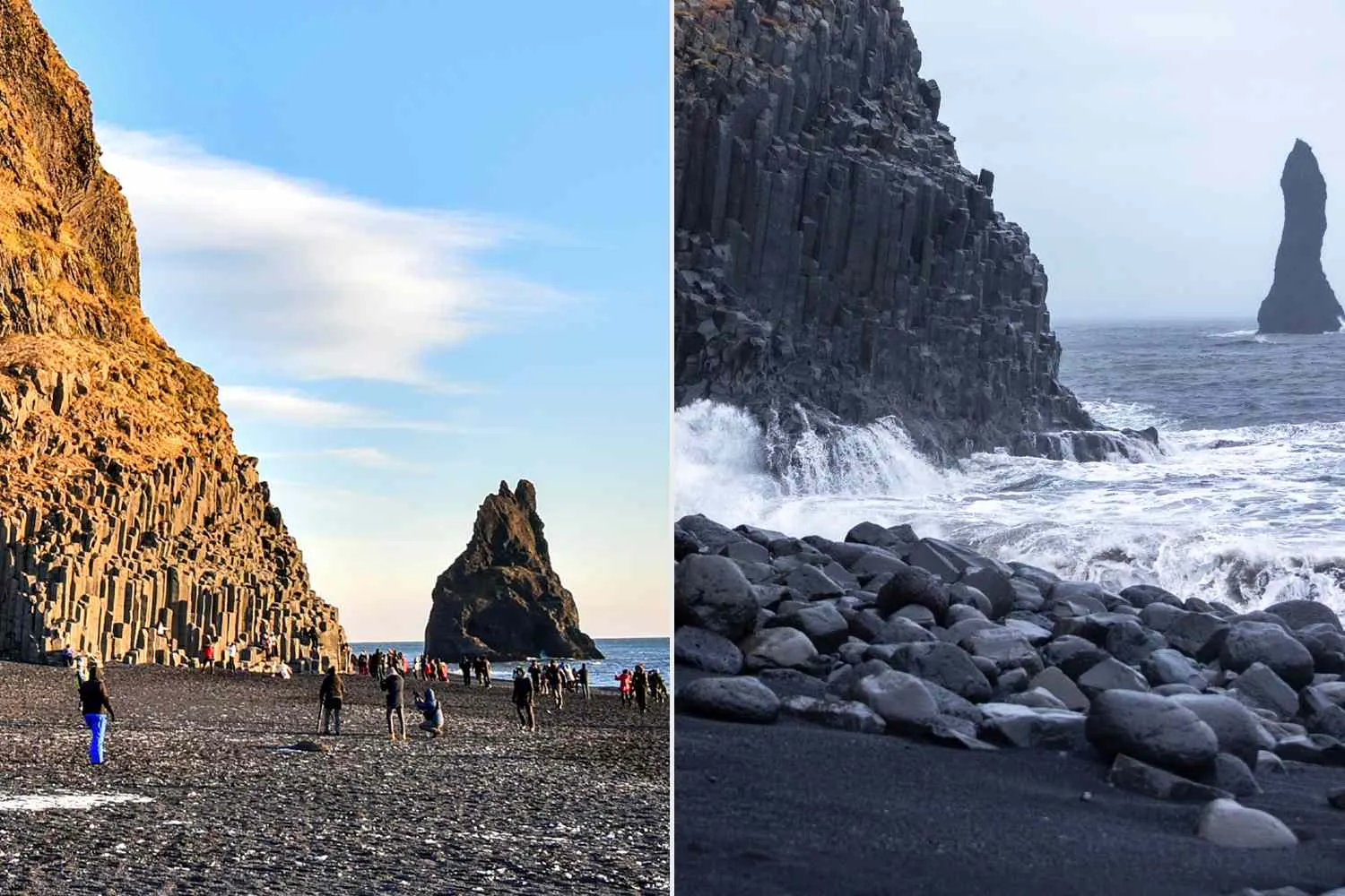 What happened to Iceland black sand beach?